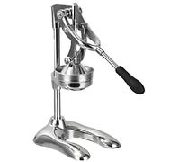 Presse-Agrumes Manuel Professionnel en Acier Inoxydable, Presse-Agrumes Robuste pour Citrons Et Grenades(Silver/43cm/B)