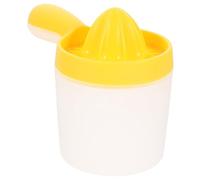 Presse-agrumes Manuel Réutilisable en Pp, Structure Simple, Jaune | Facile à Utiliser, pour Fruits et Jus, Objet Compatible Pastèque et Mangue, Format Compact