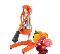 Presse-agrumes manuel très résistant avec base en fer ductile et acier inoxydable 304, facile à nettoyer, idéal pour extraire le jus de divers fruits