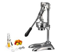 Presse-Agrumes Manuelle Robuste en Acier Inoxydable et Fonte, Presse-Citron pour Jus D'Orange Frais, Facile à Nettoyer, IdéAle pour Les Bars Et Les Cuisines(B)
