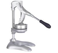 Presse-Agrumes Manuelle Robuste Professionnelle avec Plaques De Pression Coniques Et Plates. Extracteur De Jus Compatible Lave-Vaisselle(Silver/43cm)
