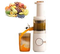 Presse-agrumes multifonction à froid, extraction de jus pur de 620 ml avec séparation des résidus, couvercle anti-débordement pour fruits et légumes durs