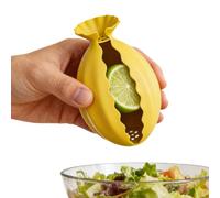 Presse-agrumes orange - Presse-agrumes en silicone résistant aux éclaboussures, presse manuelle portable pour citron vert, agrumes et citron | jaune qualité alimentaire 15x14x11cm | Bar cuisine restau