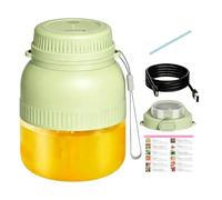Presse-agrumes portable 500 ml électrique anti-goutte rechargeable USB | Blender à jus portable pour smoothies, café, boissons, cuisine, extérieur, plage, pique-nique, camping, maison, été
