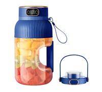 Presse-agrumes Portable,Mixeur a Jus de 1 200 Ml avec Affichage Numérique,Rechargeable par USB pour Cuisine,Voyage,Bureau,Salle de Sport