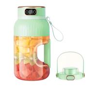 Presse-agrumes Portable,Mixeur a Jus de 1 200 Ml avec Affichage Numérique,Rechargeable par USB pour Cuisine,Voyage,Bureau,Salle de Sport