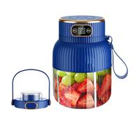 Presse-agrumes portable, mixeur portable pour smoothies, mélangeur d'aliments, processeur alimentaire rechargeable par USB, mélangeur de jus de fruits avec écran numérique de 600 ml pour