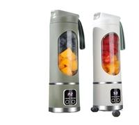 Presse-agrumes portable rechargeable par USB for l'extérieur, idéal for la maison, for jus de fruits et glace pilée(Green)