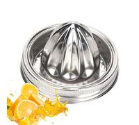 Presse-agrumes - Pot à essoreuse d'agrumes - Couvercle d'agrumes en acier inoxydable, outil manuel de pressage de citron, accessoire réutilisable pour le presse-agrumes avec design anti-fuite |