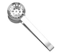 Presse-agrumes pour sachets de thé - Presse-agrumes en acier inoxydable | Cuillère à filtre à thé en acier inoxydable épais | Cuillère avec clip Lemom pour cubes de sucre et glace pour amateurs de thé