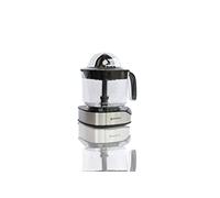 Presse-agrumes professionnel électrique 1,2 litres noir et argent avec 2 Cônes pour fruits différents et Carafe Graduée