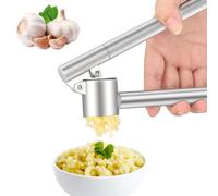 Presse Ail, Apritsce Ecrase Ail, Presse Ail Inox Professionnel, Garlic Crusher, Facile à Presser, Facile à Nettoyer et Durable