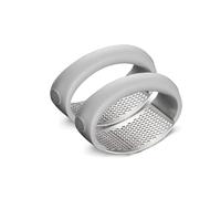 Presse-ail, broyeur à bascule manuel et hachoir à ail, outil de cuisine haute performance pour éplucher et trancher, portable et facile à nettoyer, gadget domestique (2 pièces)