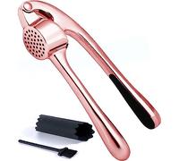 Presse-ail en acier inoxydable de qualité supérieure - Améliorez votre expérience culinaire avec notre ensemble de hachoir et éplucheur d'ail de qualité supérieure, passe au lave-vaisselle et