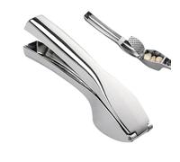 Presse-ail - Facile à utiliser - Inoxydable - Passe au lave-vaisselle - Pressez et écrasez facilement l'ail - Pour pommes de terre, gingembre, cuisine, appartement, restaurant, camping, voyage