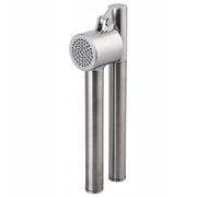 Presse-ail KADAX, presse-ail en acier inoxydable, poignée ergonomique, argent