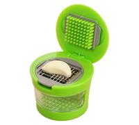 Presse-ail manuel - Hachoir alimentaire compact avec boîte de rangement, outil de ponçage fait à la main pour l'ail et les herbes | Procédure de voyage pour camping-car, camping, cuisine