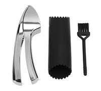 Presse-ail Manuel, Presse-purée D'ail en Alliage de Zinc, Presse-ail avec Poignée Confortable et Bac à Ail de Grande Capacité, Presse-ail Multifonctionnel pour Cuisine, Gingembre, Restaurant