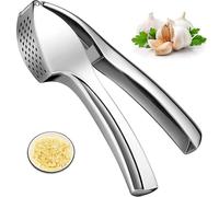Jidyllic Presse ail Premium,Ecrase ail Robuste et Durable Découpe Ecrase Ail Hachoir à Gingembre Garlic Press Rocker Crusher pour Broyer et Éplucher