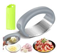 Presse-Ail Presse à Bascule Inox Manuelle Pour Hacher, Écraser et Couper l'Ail Garlic Press Rocker