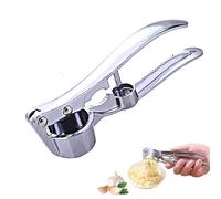 Presse Ail,Presse-Ail,Presse Ail Inox,Presse Ail Inox Professionnel,Facile Â Nettoyer Et Durable,Robuste,Inoxydable Matériau,Goodies De La Cuisine,pour Gagner Du Manuelle Temps Hacher I'ail (Grande)