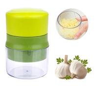 Presse-ail,Prime Garlic Press Presse Ail Professionnel CoupeFacile à Nettoyer et Très Durable avec Pot de Rangement, pour l'ail