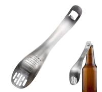 Presse-ail - Râpe en acier inoxydable - Cuillère de cuisine, cuillère à purée de pommes de terre, râpe à gingembre, passoire de cuisine, cuillère séparateur d'œufs pour la maison et le restaurant