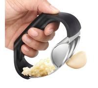 Presse-ail Rocker - Presse-ail innovant en acier inoxydable robuste avec mécanisme à bascule - Appareil de cuisine pour presser et couper | Pour hacher sans effort dans la cuisine pour la maison