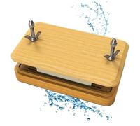 Presse alimentaire - Presse-poussoir et tamis multifonction - Presse manuelle ergonomique avec bac de récupération - Outil de cuisine avec poignée solide pour un égouttement plus rapide - Presse