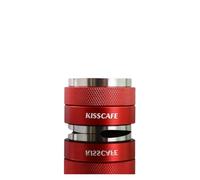 Presse-café 53 Mm Compatible Avec Porte-filtre Breville Sage 54 Mm, Double Base, Niveleur, Outils De Barista, Accessoires For Machine À Expresso(Red)