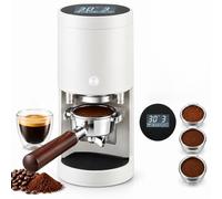 Presse-café Automatique Pour Expresso 58Mm, Électrique, Commandes Tactiles | Force Réglable De 5 À 30 Kg, 1 À 3 Cycles, Activation Par Capteur, Support Réglable En Hauteur, Alimentation Secteur 30W