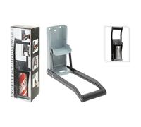 Presse-canettes en métal avec poignée en caoutchouc