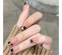 Presse carrée sur les ongles - Conseils français - Faux pont complet