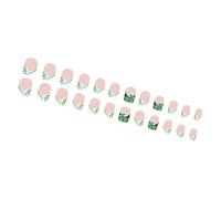 Presse Carrée Sur Les Ongles Shamrock Faux Ongles Bâton Sur 12 Taille French Tips For Diys Art Decorations Acryliques Glues Nail Pour Les Femmes Clear
