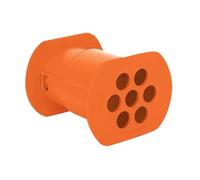 Presse Cevapcici - 12x9,2x8 cm ABS, farcisseur de saucisses réutilisable, 7 viandes de hot dog | Parfait pour grillades au barbecue, la cuisine, hot-dogs faits maison, la préparation, gadg