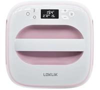 Presse Chauffante - LOKLIK - Easy Heat Press - Compacte - 3 Modes de Chaleur - Rose