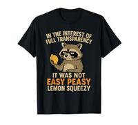 Presse-Citron Amusant avec Inscription « It Was Not Easy Peasy » T-Shirt
