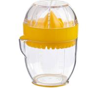 Presse-citron avec passoire intégrée, capacité de 1/2 tasse, récipient gradué et bec verseur, sans BPA, lavable en machine.