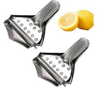 Presse-citron en acier inoxydable robuste avec poignée de serrage, presse-agrumes, presse-agrumes manuel (2)