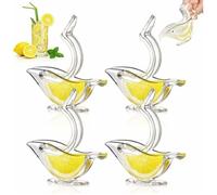 Presse Citron Individuel Design Deluxe - Presse-Citron Presse-Agrumes Manuel - Presse à Main Vaiss en Acrylique - Vaiss de Service