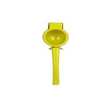 Presse-citron manuel 2 en 1 en aluminium, presse-agrumes for oranges, presse-fruits, pince multifonctionnelle for aliments(Yellow)
