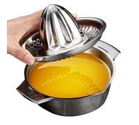 Presse-citron manuel en acier inoxydable - Outil professionnel portable robuste pour agrumes, orange, grenade, tomate, fruits, citron vert, légumes, raisin