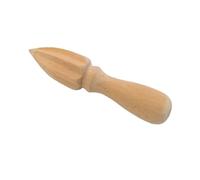 Presse-citron manuel en bois naturel, 2 pièces, extracteur de jus fruits et d'orange, outil cuisine Design à dix coins de Orange Lime Citron