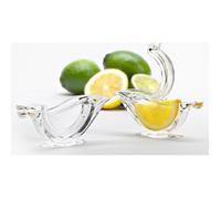 Presse Citron - Press Art - Design Deluxe - Lot de 2 - Plastique alimentaire - Fabriqué en France