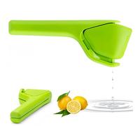 Presse Citron - Presse Agrume Manuel, Lavable au Lave-Vaisselle, Presse Orange Manuel pour Cuisine, Bar, Restaurant, Pliable pour un Rangement Peu Encombrant (Vert)