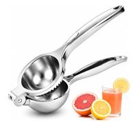 Presse Citron Zinc, Presse-agrumes à Levier avec Rainure Filetée | Noa Home Deco, Presse Citron Manuel pour un Pressage Efficace, Design Ergonomique Multi-fruits