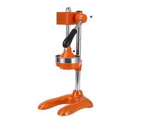 Presse-citrons manuel en acier inoxydable, presse-agrumes manuel en fonte, presse-agrumes robuste pour comptoir(Orange/18 * 23 * 25)