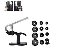 Presse de Boîtier Montre/kits de Machines, Outil Montre Pour Fermeture La Table Arrière De Montre 12 Tailles de Moules, Outil de Réparation Professionnel de Kit de Réparation de Kits