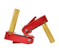 Presse de serrage pour le travail du bois, plaque de pression de bureau de 19 mm et 20 mm, pince à outils de maintien manuel pour projets de menuiserie (19 mm + foret trou)