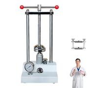 Presse dentaire hydraulique, équipement de laboratoire pour pressage de moufles dentaires, pression standard de 20 MPA, compression manuelle pour moufles dentaires pour débutants